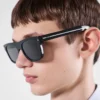 Sunglasses with the Iconic Metal Plaque