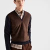Superfine Wool and Suede Sweater