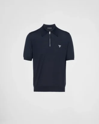 Superfine Wool Polo Shirt