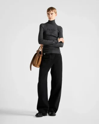 Superfine Wool Turtleneck Sweater