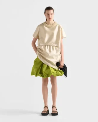 Technical Taffeta Skirt