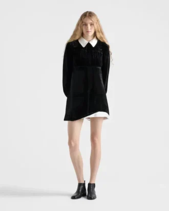 Velvet Mini-Dress