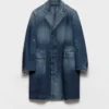 Washed Denim Coat