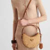 Wicker and Leather Prada Arqua Bag