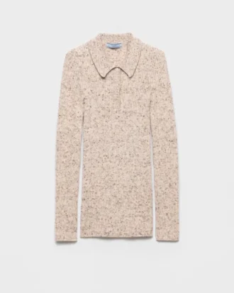 Wool and Linen Polo Sweater