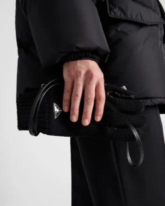 Wool and Nappa Leather Gloves