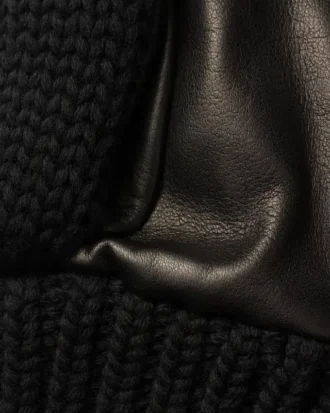 Wool and Nappa Leather Gloves