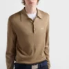 Wool and Silk Polo Sweater