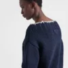 Wool Boat-Neck Sweater