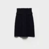 Wool Knit Midi Skirt