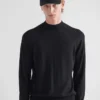 Worsted Wool Turtleneck Sweater